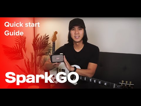 Positive Grid Spark GO Smart Guitar & Bass Amp, Enceinte Bl