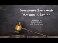 Preserving Error with Motions in Limine (Course Number 2009682N)