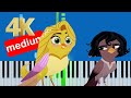Tangled View From Up Here Medium Piano Tutorial 4K