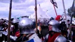 preview picture of video 'tewkesbury battle re enactment 2010 part 1'