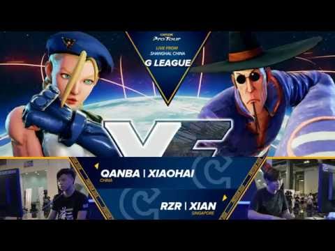 SFV: Qanba | Xiaohai vs RZR | Xian - G-League 2016 Grand Final - CPT 2016