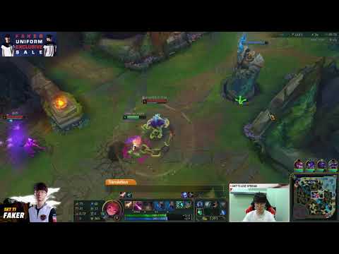 SKT T1 Faker Zoe vs Ryze mid S8 Ranked Gameplay
