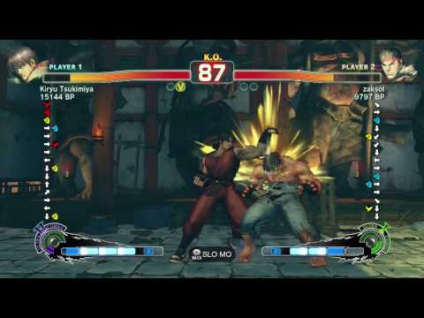 SSF4 - Kiryu Tsukimiya (Guy) vs. zaksol (Ryu)