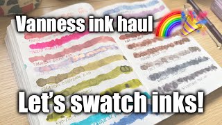 Ink Swatch Surprises You Need To See! Vanness Haul!