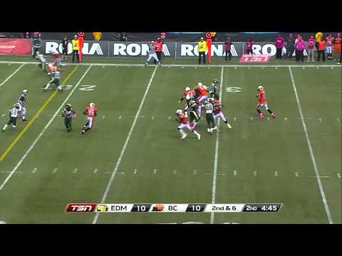 CFL Recap: Edmonton 19, BC 39 - October 19, 2012