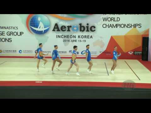 Spain  (ESP) - 2016 Aerobic Worlds, Incheon (KOR) - Qualifications Group