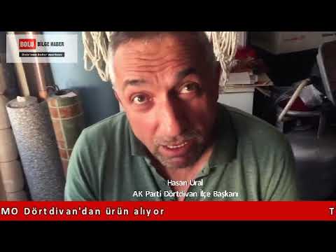 TMO Dörtdivan'dan ürün alıyor