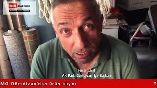 TMO Dörtdivan'dan ürün alıyor