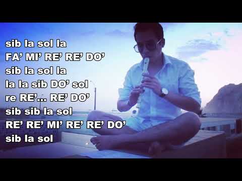 INTO THE WEST en Flauta Dulce con Notas | Lord of the Rings Return of King Music