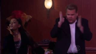 Ariana Grande &amp; James Corden - The Way I Are - Timbaland Cover