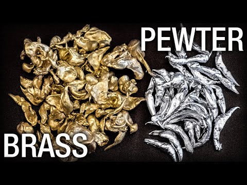 White Bronze Alloy Experiment (Water Casting)