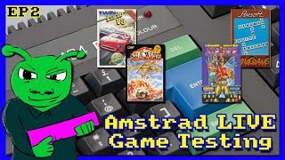 Amstrad Game Testing LIVE Ep2 - Feat Strider & Silkworm
