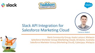 Slack API Integration for Salesforce Marketing Cloud