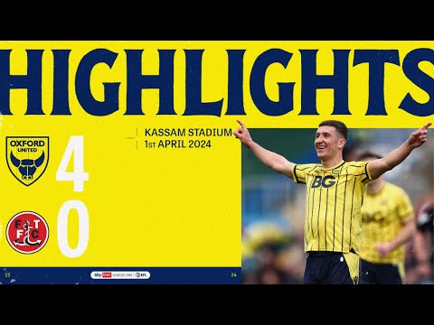 Oxford United v Fleetwood Town highlights
