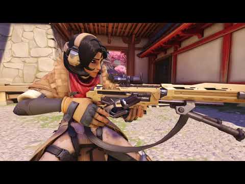 Sniper Ana Slow Motion Animations & Abilities in-game (PS4)