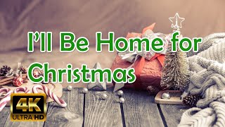 I’ll Be Home for Christmas | Boney M | Lyrics | 4K