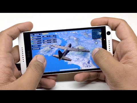 PUBG Mobile Gameplay on HTC Desire 626 | Hindi