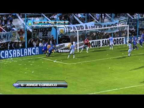 Gol Curbelo. Rafaela 3 - Godoy Cruz 1. Torneo Inicial 2013. Fecha 15. Fútbol Para Todos.