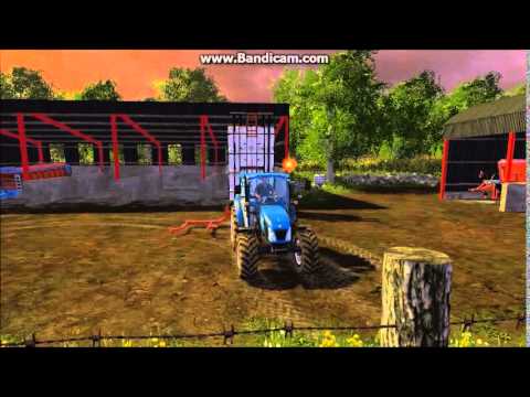 collecting wraped bales, Manor Farm