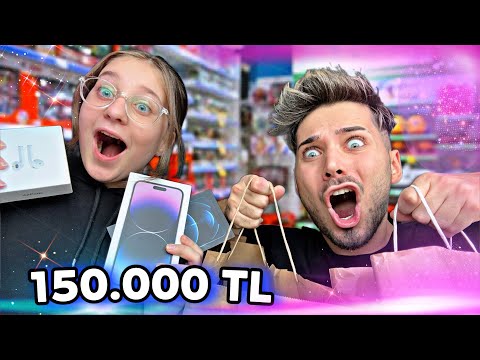 24 SAAT BOYUNCA KARDEŞİME 100 TANE HEDİYE ALDIM! (150.000 TL)