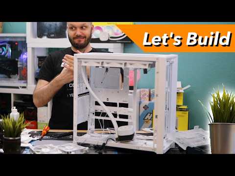 White Build Meisterwerk? Corsair Frame 4000D mit Nautilus 360 RS! Gaming PC bauen
