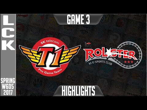 SKT T1 vs KT Rolster Highlights Game 3 - LCK Week 6 Day 5 Spring 2017 - SKT vs KT G3