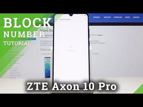 How to Block Number in ZTE Axon 10 Pro – Create Blacklist