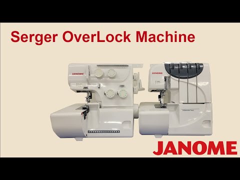 Serger Overlock Machine  English