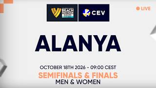 LIVE | 2026 Volleyball World Beach Pro Tour Futures | Alanya | Semifinals & Fina