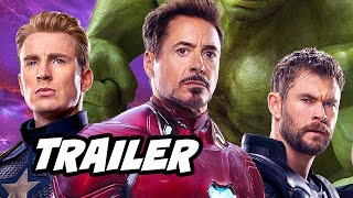 Avengers Endgame Trailer 2 - Captain Marvel and Time Travel Scene Easter Eggs Breakdown