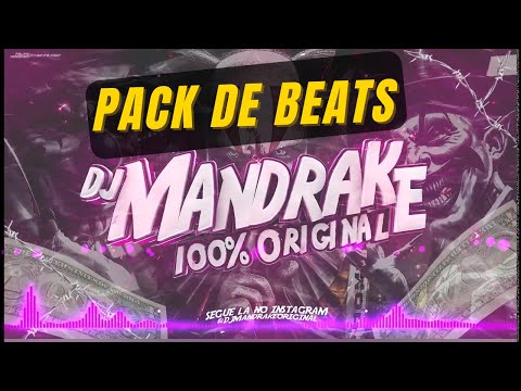 PACK DE BEATS DE FUNK ESTILO DJ MANDRAKE (RITMADA2)