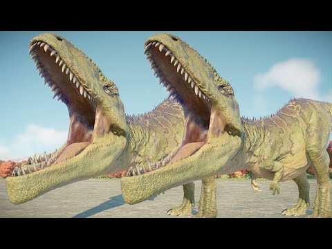 2x G-Rex, 2x Spinosaurus, 2x T-Rex, 2x Indominus Rex Fights - Jurassic World Evolution 2
