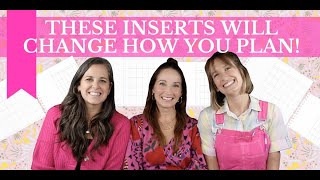 HOW TO USE THE MONTHLY RIGHT SIDE INSERTS | OMG Planners with Laurel Denise