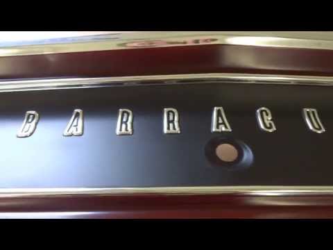 1969 Plymouth Barracuda Forumla S Rear Finish Panel