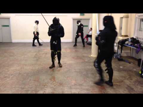 Waterloo Sparring Group Longsword fencing  01032014