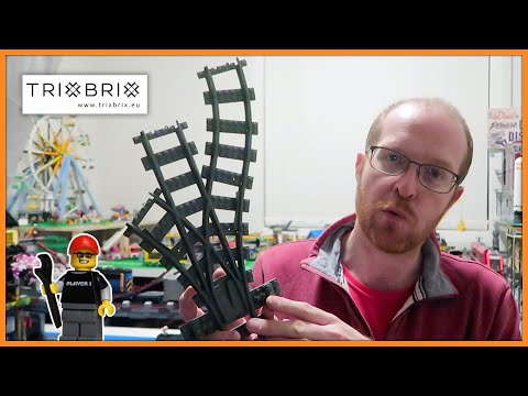 @TrixBrix LEGO Train 3D Printed Track Preview