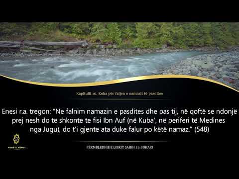 Sahih Buhari - Hadith 330 - Koha për faljen e namazit të pasdites