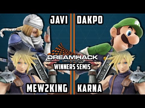 DHDEN17 Smash 4 - FOX MVG | Mew2King & Javi Vs. Dakpo & Karna - Wii U Doubles WSF