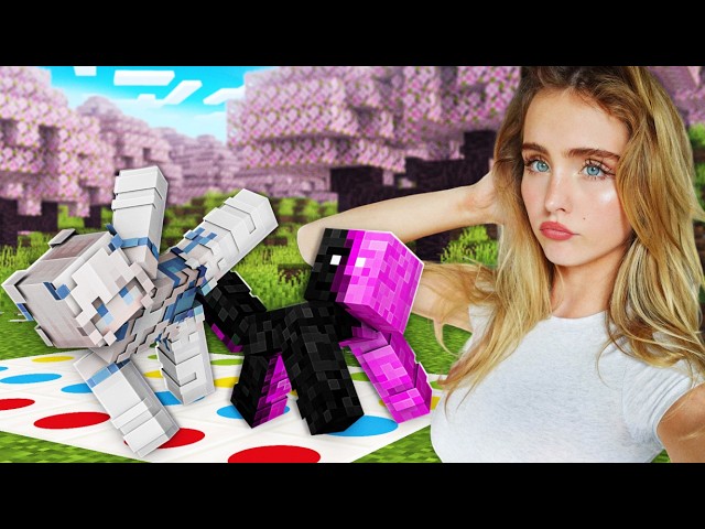 Minecraft But We Are Playing Twister