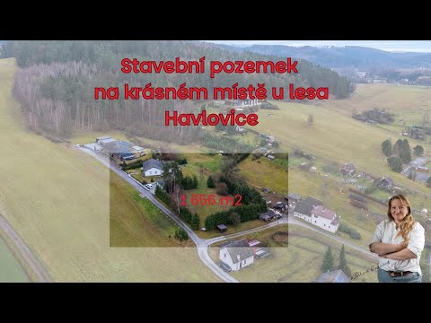 Prodej stavebního pozemku 1656 m2, Havlovice