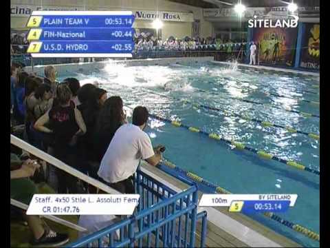 Serie 1 dei Staff. 4x50 Stile L.  Assoluti Femmine Agonisti - Meeting di Halloween 2013 9 Trofeo ci