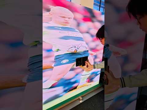 Haaland's classic moments! #ledtors #ledwall #eagerled#leddisplay #foryou #football #Haaland #cr7