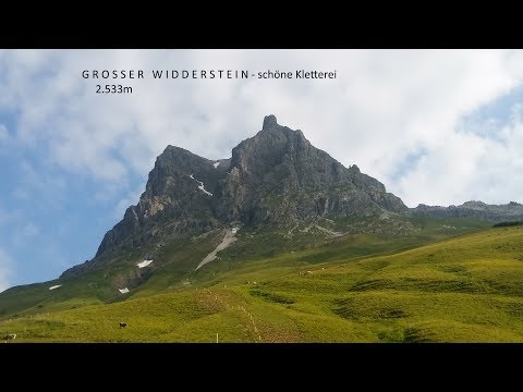 Großer Widderstein Bergtour 01.07.18 - schöne leichte Kletterei!