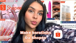 COMPRINHAS DE MAKE BARATA DA SHOPEE💄| Choice oficial