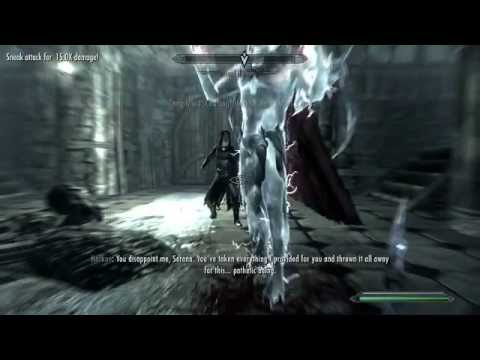 Skyrim : Dawnguard - Killing Harkon (the easiest way)