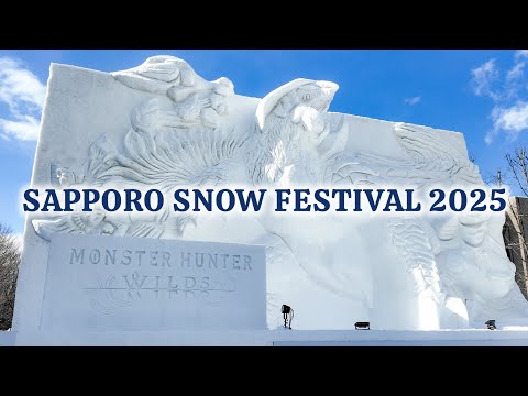 SAPPORO SNOW FESTIVAL 2025 in Hokkaido Japan