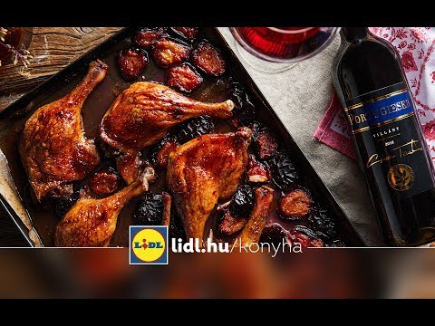 Mautner Zsófi – Sült kacsacomb fűszeres szilvamártással