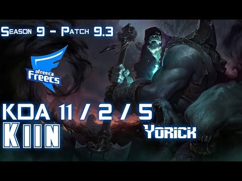 AFs Kiin YORICK vs SYLAS Top - Patch 9.3 KR Ranked