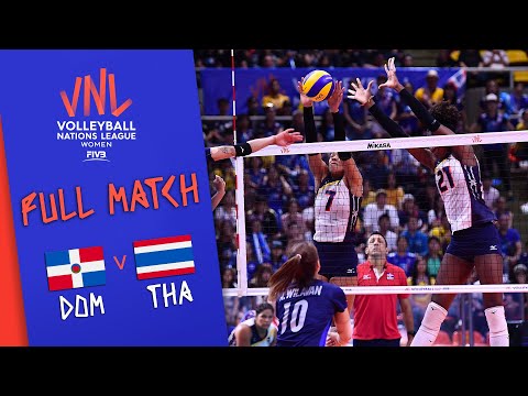 Dominican Republic 🆚 Thailand - Full Match | Women’s Volleyball Nations League 2019