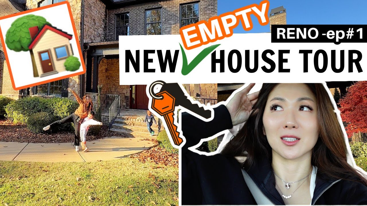 NEW! 7,000 Sqft. EMPTY HOUSE TOUR | FIRST RENO PROJECT STARTED | Ep #1 FLOORING & PAINTING & PLANS